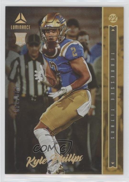2022 Panini Luminance Rookie Gold 126/249 Kyle Philips #122 0b3