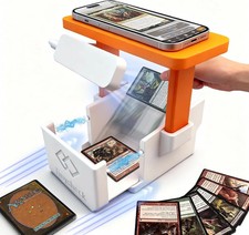 Card Scanner - MTG Trading Card Standwith LED Light  Magnetic Base, Compatible