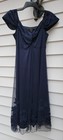 Changes by together women's dress navy blue 10 12 L party prom bridesmaid $129 