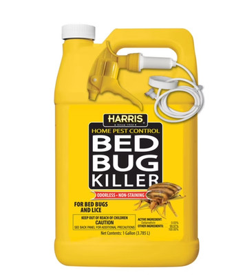 Pest Control Bed Bug Killer Spray 1 Gal. Odorless Non-Staining Indoor Liquid