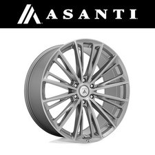 Asanti Wheels Rims Corona 20x9 5x114.3 35mm Titanium Brushed Asanti Wheels Rims Corona 20x9 5x114.3 35mm Titanium Brushed