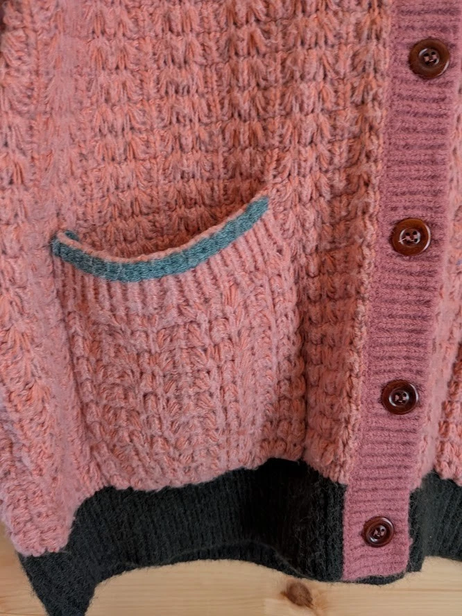 Cárdigan de mujer Sundance suéter grueso M de gran tamaño Lagenlook tipo vibraciones colorido Foto 3 de 4