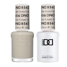 DND Duo Matching Soak-Off Gel & Nail Polish - #856 - Ivory Cream
