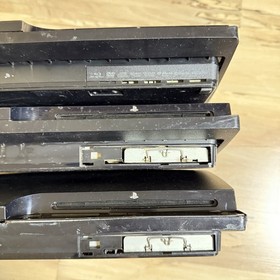 PS3 PlayStation 3 Slim Consoles Lot Of 3 PARTS REPAIR AS IS