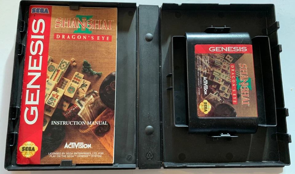 Sega Genesis - Shanghai II Dragon’s Eye - 1990 - CIB - Image 3 of 4