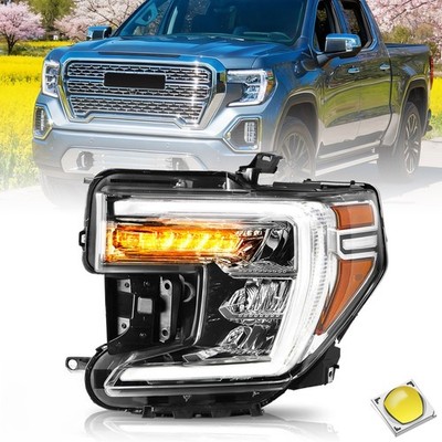 For GMC Sierra 1500 2019-2021 Full LED W/DRL Headlight Headlamp Driver ...