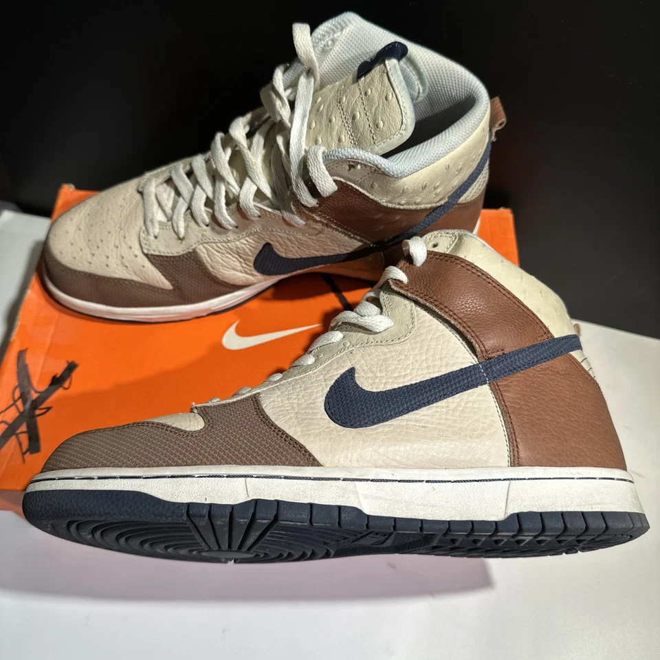 2007 Nike Dunk High Premium ‘Rustic’ Men’s Size 10.5 US [316424-241] Vintage - Image 4 of 4