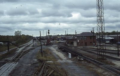 Eisenbahn Bahnhof Turm Willard Oh Original 1987 Foto Dia 2