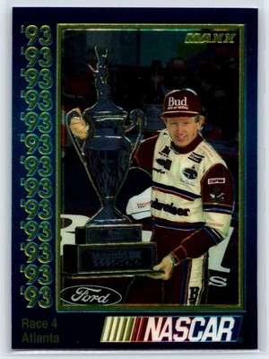 1993 Maxx Premier Plus Race 4 Atlanta Junior Johnson & Associates #182