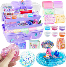 Nano Tape Bubble Kit for Kids, Squishy Making Kit with 7 Rolls Nano Tape  6 Sli