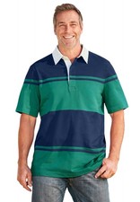 KingSize Men's Big  Tall Short Sleeve Rugby
