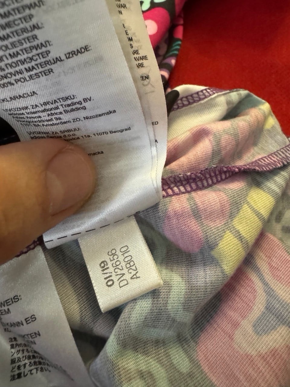 Women’s Adidas Limited Edition Multi-Coloured Top Size S 36 thumbnail 7