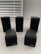 Bose Double Dual Cube Speaker Arrays Direct Reflecting Acoustimass Surround