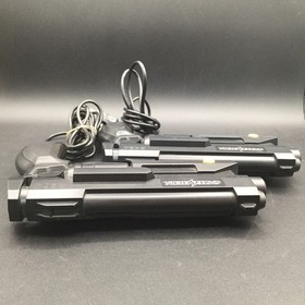 Sega Saturn Gun Controller Virtua Cop HSS-0152 Lot of 2 CRT TV only Japan Tested