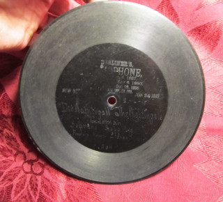 Rare E. BERLINER 78rpm Gramaphone 7" Record German "DIE NACHTIGALL" Vroni Eidner