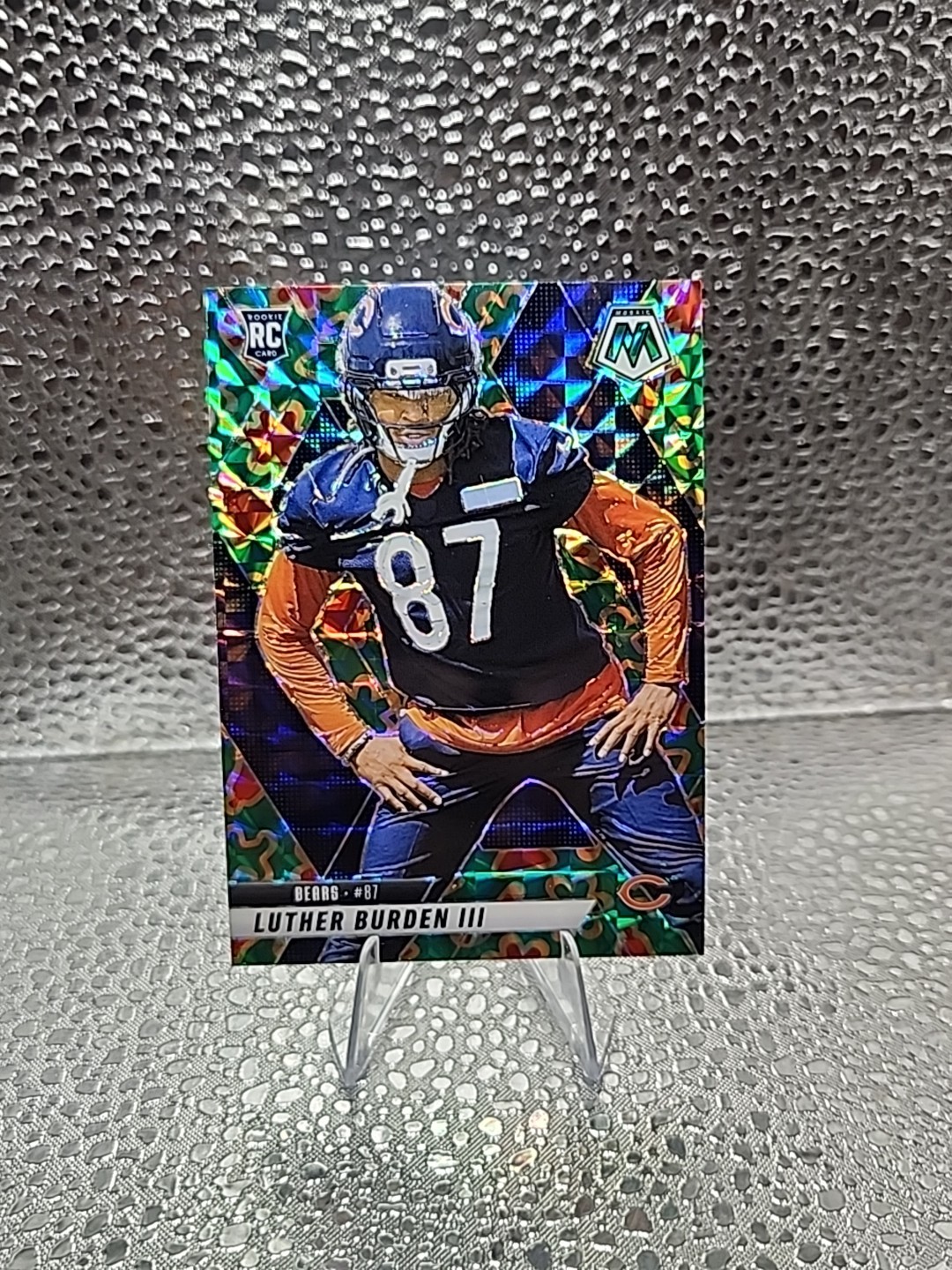 2025 Panini Mosaic - Christmas Cookies Prizm #383 Luther Burden III (RC) SSP