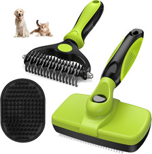 3PCS Self Cleaning Slicker Brush  Pet Grooming Rake  Bath Brush for Dogs,Cats