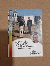 THE PRISONER AUTOGRAPH TRADING CARD TONY SLOMAN FILM LIBRARIAN UNSTOPPABLE .,..