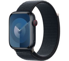 Image of APPLE Watch Series 9 - 45 mm Cellular + GPS Midnight Case with Midnight Loop