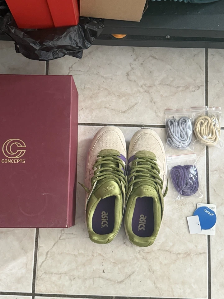 Size 12 - ASICS Concepts x Gel Lyte 5 Pistachio - Image 4 of 4