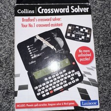 Lexibook Collins Electronic Crossword Solver Spellcheck Game Boxed Working Rare