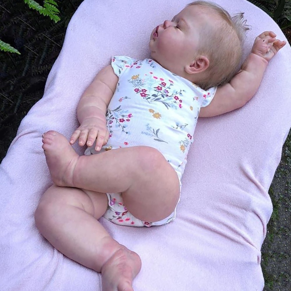 24In Lifelike Reborn Toddler Girls Realistic Reborn Baby Dolls with Cloth Body