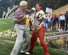 HAPPY GILMORE ADAM SANDLER BOB BARKER SIGNED 8.5X11 PHOTO AUTOGRAPH GOLF POSTER