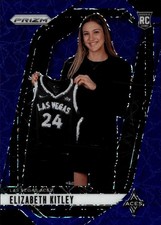 2024 Panini Prizm WNBA Blue Velocity Prizms Elizabeth Kitley Rookie Card #140