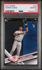 2017 Topps #287 Aaron Judge Catching New York Yankees RC Rookie PSA 10