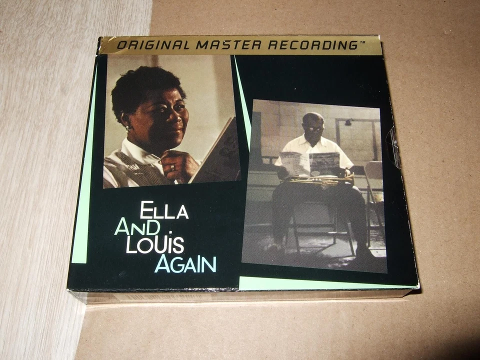 ELLA FITZGERALD AND LOUIS ARMSTRONG : ELLA AND LOUIS AGAIN 24KT GOLD 2CD BOX - Bild 1 von 4