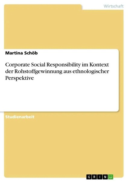 Martina SchöB | Corporate Social Responsibility Im Kontext Der...-image