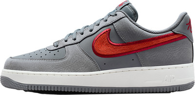 New Nike Air Force 1 Low Cool Grey Crimson Rust