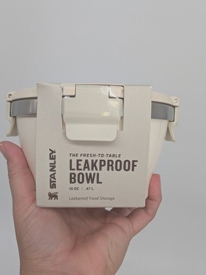 new STANLEY Fresh-to-Table Bowl 16oz Vacuum Insulated Food Container cream white