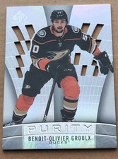 2021-22 SP Game Used Purity Die-Cut #P-84 Benoit-Olivier Groulx Anaheim Ducks 