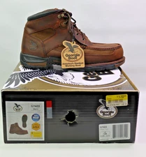 Georgia Boot Athens 6" Waterproof Soft Toe Work - Brown- G7403 - Men's Size: 12M