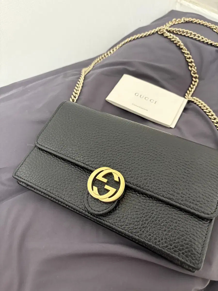 Gucci interlocking chain mini bag - image 2