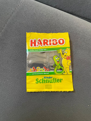 Haribo Kinder Schnuller Fehlproduktion LEER