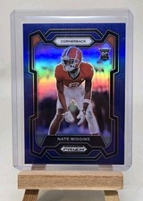 Nate Wiggins /199 2024 Panini Prizm Draft Picks #115 Blue Prizm (RC)