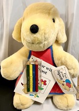 1996 Eden ERIC HILL FUN w SPOT The DOG Stuffed Animal Plush 10" Vintage w/ TAGS