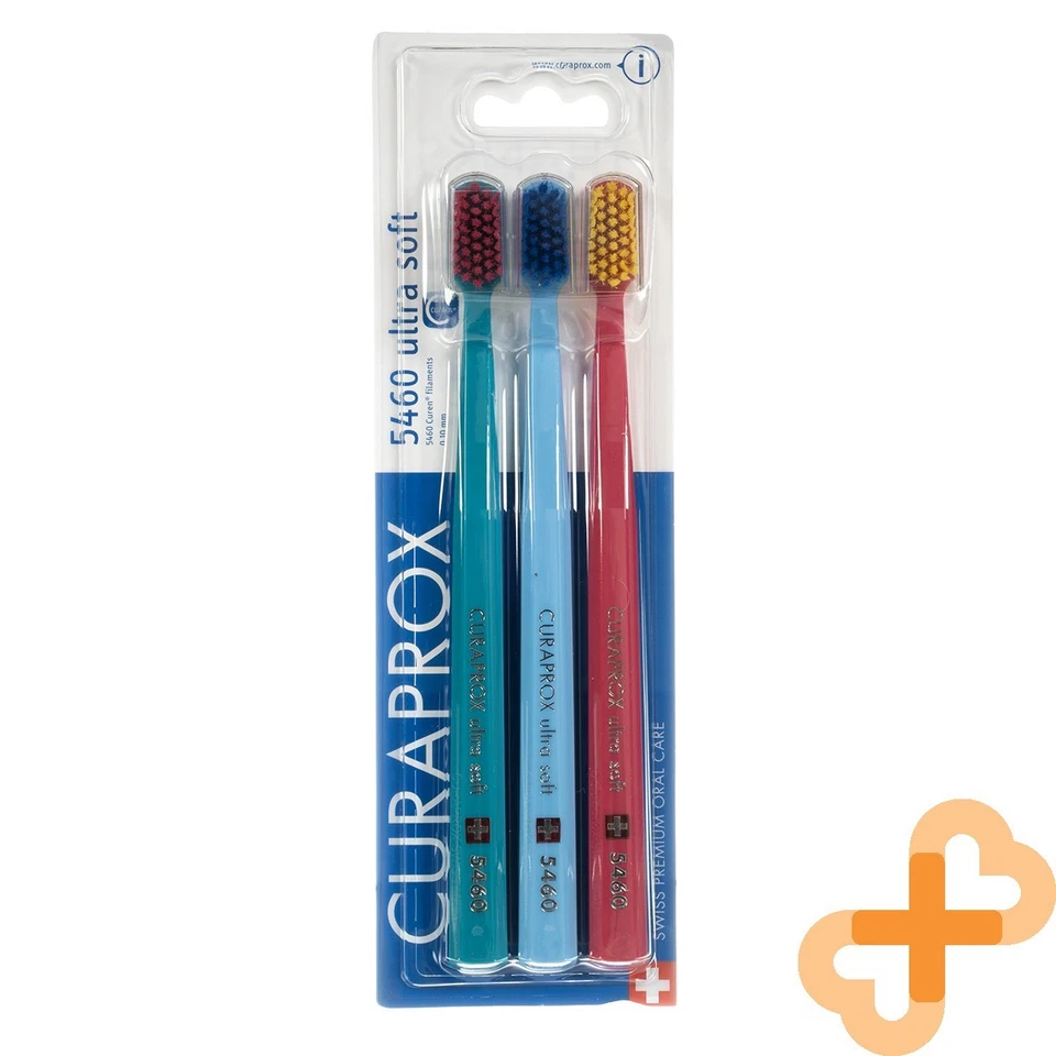 CURAPROX Cs 5460 Ultra Suave Cepillo de Dientes Juego 3 Piezas Cctagonal Tallo - Image 3 of 4