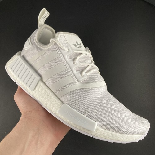 Mens Size 8.5 - Adidas NMD_R1 Primeblue "Cloud White" Sneakers - GX8313