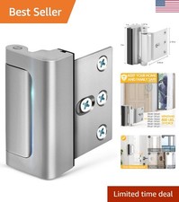 Home Security Childproof Door Reinforcement Lock with 8 Screws and 3 Inch Sto...