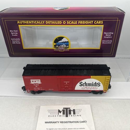 MTH Premier 20-94249 Schmidt’s of Philly Beer Reefer O Gauge NEW #16 - Picture 10 of 15