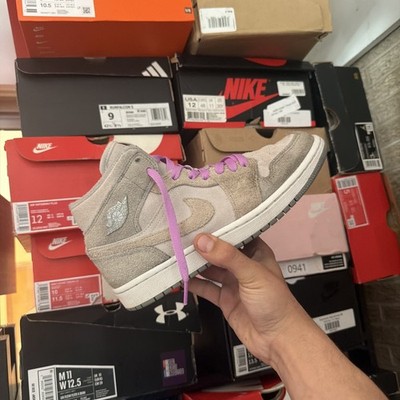 Nike Air Jordan 1 Mid SE Particle Grey DO7139-002 Women's Size 8 Men's Size 6.5Y