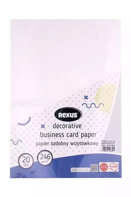 5904441123395 Papier wizytówkowy A4/20K biały Juta Beniamin