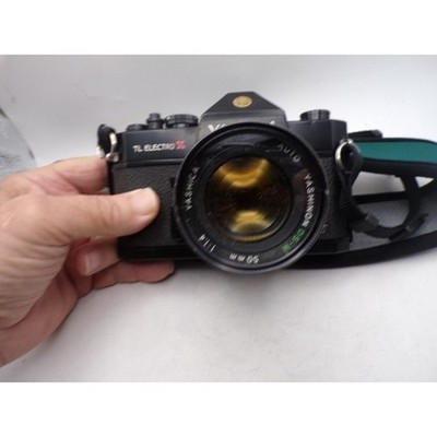 Yashica TL Electro X 35mm SLR Film Camera with Auto Yashinon DS-M 50mm f1.4 Lens