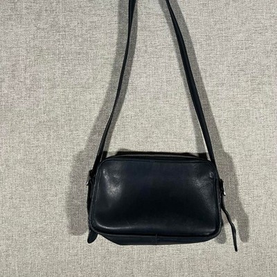 Купить vintage coach east west bag signature leather canvas