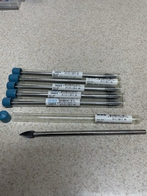 SGS SG-3 D/C C Burr Bit   long  1/4'' shank   Lot of 6 pcs. 16653