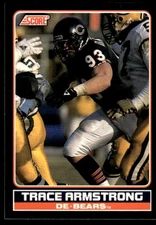 1990 Score Young Superstars Trace Armstrong Chicago Bears #11