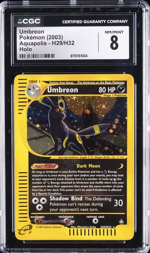 Umbreon graded CGC 8 for sale on eBay